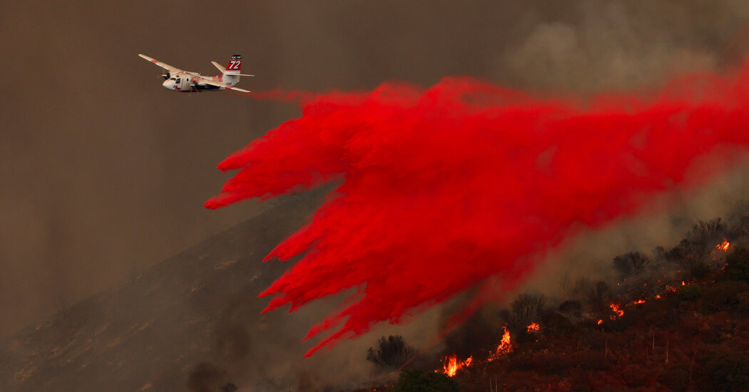 Wildfire Erupts in Orange County, Forcing Evacuations